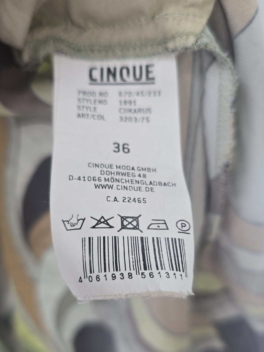 CINQUE ABSTRACT DRESS - Picture 5 of 11